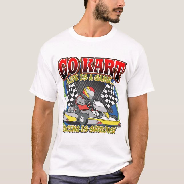 T-shirt Disparaissent la vie de kart (Devant)