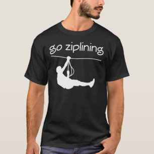 T-shirt Disparaissent l'idée de cadeau de Ziplining