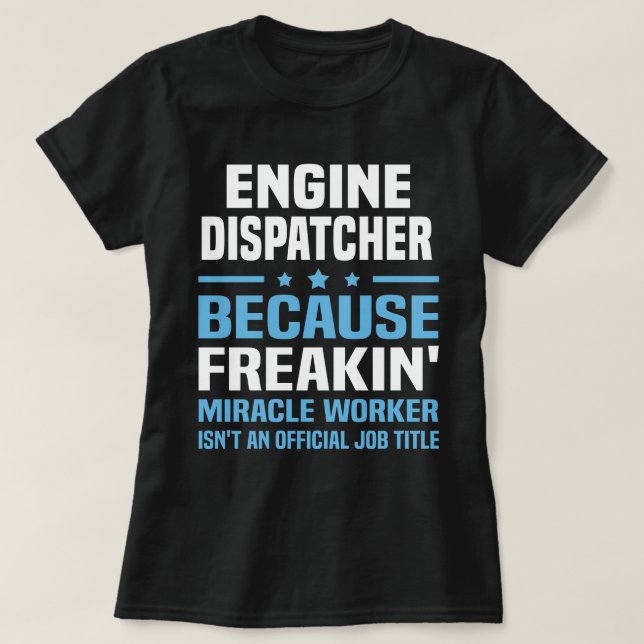 T-shirt Dispatcher du moteur (Design devant)