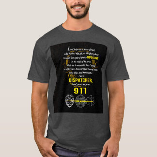 T-shirt Dispatcher M'Aide À Ne Jamais Oublier Et Américain