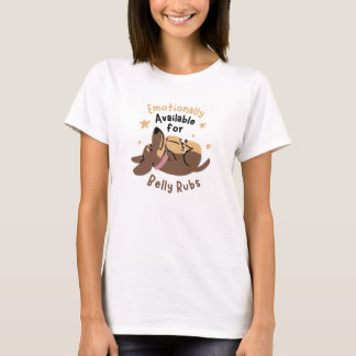 T-shirt Disponible émotionnellement pour des caresses de v
