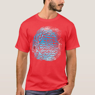 T-shirt Disque bleu