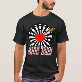 T-shirt Disque de fléchage avec flèche dans le jeu cardiaq
