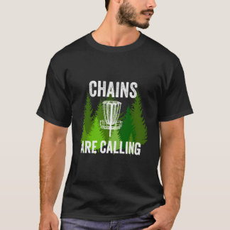T-shirt Disque Drôle Chaînes Cadeaux De Golf Appelent Folf
