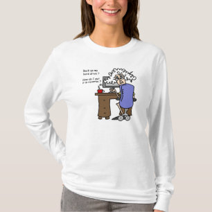 T-shirt Disque Dur Sauvegarde Humoristique