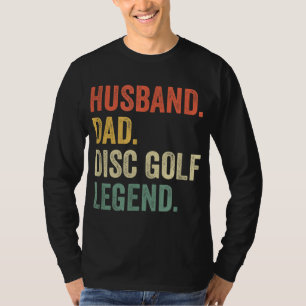 T-shirt Disque Golf Amusant Mari Papa Legend Vintage Frisb