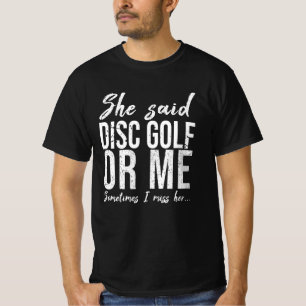 T-shirt Disque Golf drôle idée cadeau sport