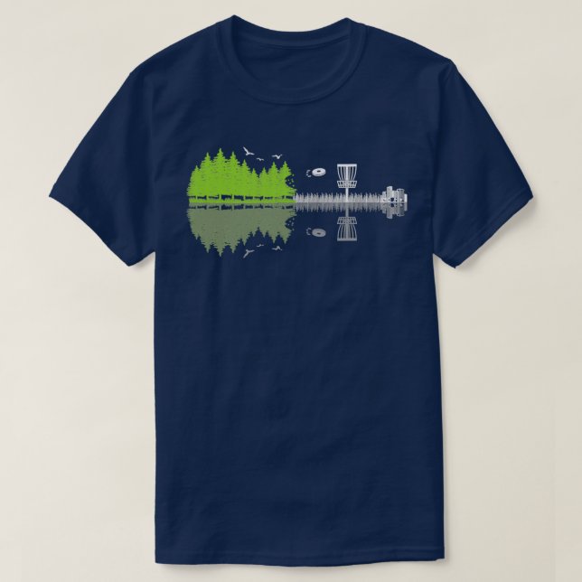 T-shirt Disque Golf Guitariste Guitariste Lecteur Lover 2 (Design devant)