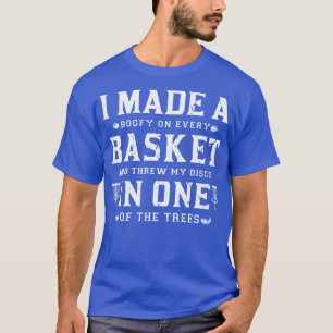 T-shirt Disque Golf Panier Frisbee Golf