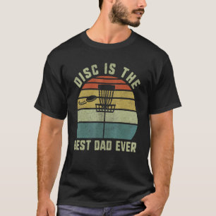 T-shirt Disque Golf Pour Homme Disque Est Le Meilleur Papa