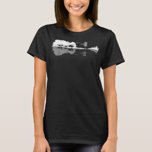 T-shirt Disque Golf Sunset Guitare Guitariste Joueur de go
