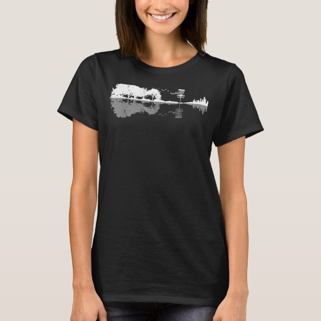 T-shirt Disque Golf Sunset Guitare Guitariste Joueur de go (Devant)