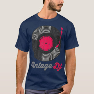 T-shirt Disque Jockey - DJ Vintage - Vinyl Record - Party