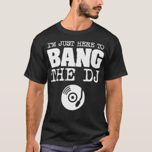 T-shirt Disque Jockey Femme Girfriend DJ Premium Funny