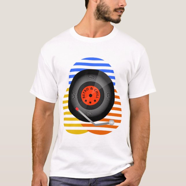 T-shirt Disque Rétro (Devant)