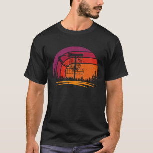 T-shirt Disque Vintage Rétro Golf Frolf Volant Disque Spor