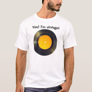 T-shirt Disque vinyle