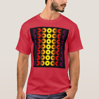 T-shirt Disques Abstraits de poterie