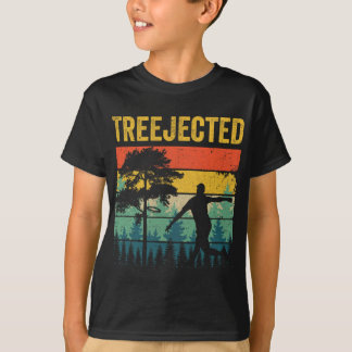T-shirt Disques de Disc Golf Drôles Rejetés par les Arbres