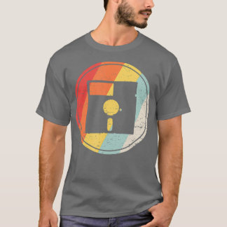 T-shirt Disquette rétro vintage