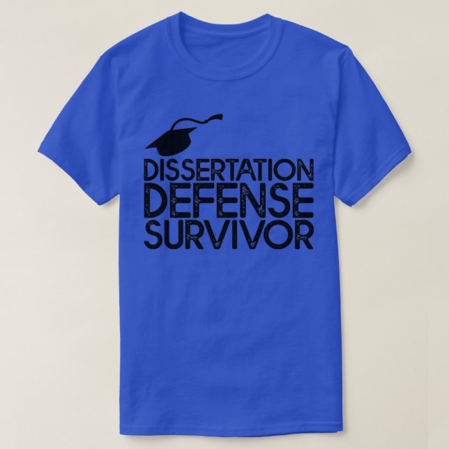 T-shirt Dissertation Survivant de la défense 29 (Design devant)