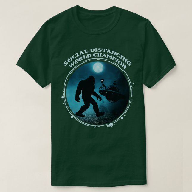 T-shirt distance sociale (Design devant)