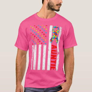 T-shirt Distante américaine en détresse Sensibilisation su
