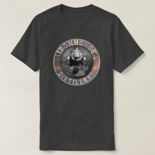 T-shirt Distillerie Vintage De Chevalier De Fer En Bois Et