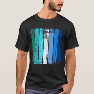T-shirt Distorsion Retro Lgbt Drapeau Gay Lgbtq Pride Mois