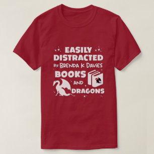 T-shirt Distrait par Brenda K Davies Livres et Dragons