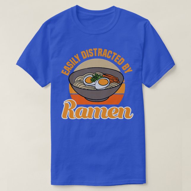T-shirt Distrait par Ramen Noodles Japonais Food Premium  (Design devant)