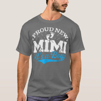 T-shirt Distressed Gender Reveal Fier New Mimi C'est un ga