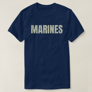 T-shirt Distressed Marines