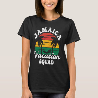 T-shirt Distressed Retro Jamaica Vacation Squad Caribbean 