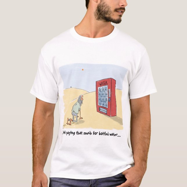 T-shirt Distributeur automatique dans le désert de Pricey (Devant)