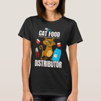 T-shirt Distributeur de nourriture pour chat Nourrisseur P