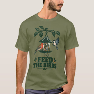 T-Shirt Distributeur de Nourriture pour Oiseaux de