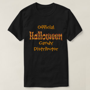 T-shirt Distributeur officiel de sucrerie de Halloween