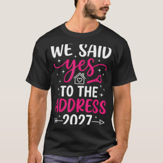 T-shirt Dit à l'adresse Jour de pendaison de crémaillère 2