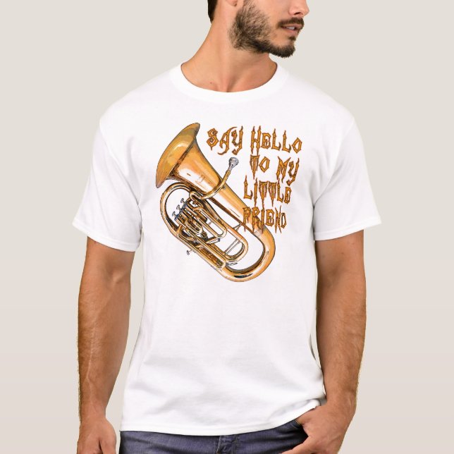 T-shirt Dites bonjour au petit ami de Mt -- Baryton (Devant)