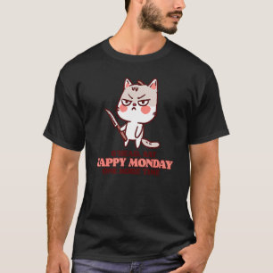 T-shirt Dites Joyeux Lundi Une Fois De Plus Grumpy Cute Ch
