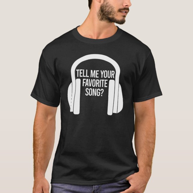 T-shirt Dites-moi votre chanson préférée Ice Breaker Headp (Devant)