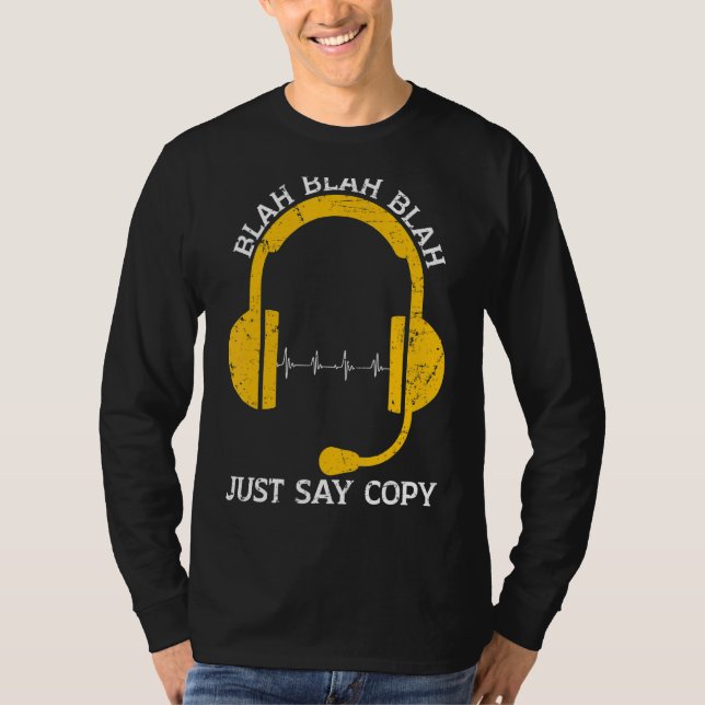T-shirt Dites simplement Copier Les Opérateurs D'Expéditio (Devant)