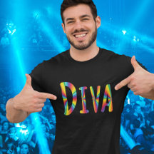DIVA Campy Humour Colorful Funny Fabulous Chic Coo