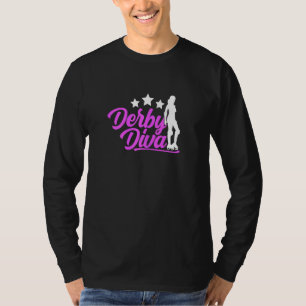 T-shirt Diva de derby féminin Roller Derby