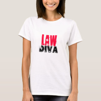 T-shirt Diva de loi de Lawyer~