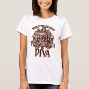 T-shirt Diva de stockage de nourriture : Fierté de la