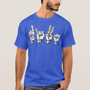 T-shirt Diva Langue des signes américaine