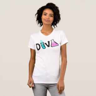 T-shirt "DIVA of a Scientifique"