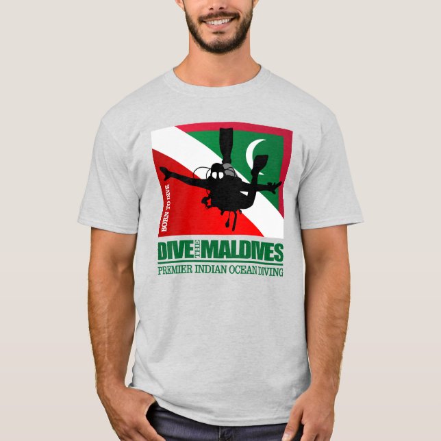 T-shirt Dive Maldives DF2 (Devant)